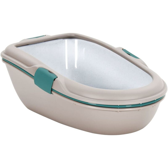 Vidaxl - Cat Litter Box Brown and White 69.5x47x26 cm pp Multicolour