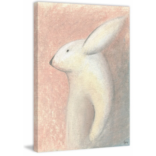'Intelligence' Watercolour Painting Print on Wrapped Canvas