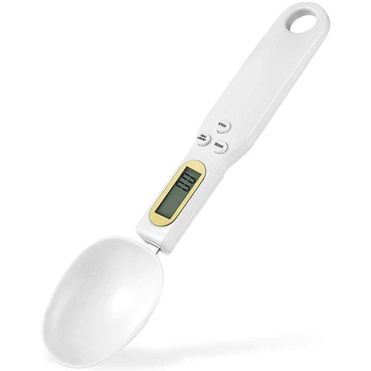 Gdrhvfd - Spoon scale, measuring spoon, portable electronic scale, kitchen food scale, lcd display, mini digital scales, 500g / 0.1g, essential
