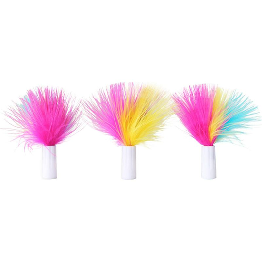 Cat Toy Cat Feather Toy, Interactive Toy Feather Replacement, Electronic Cat Toy Replacement Feather Automatic Random Stimulator for Kitten (Color)