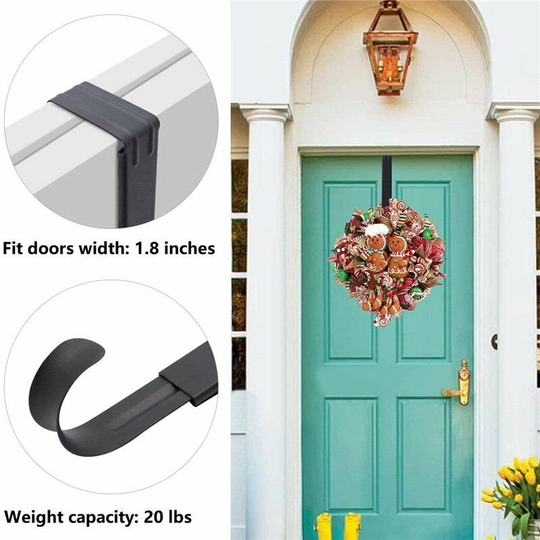 Retractable rear door hook, door hooks for hanging clothes, towels, coats, etc.