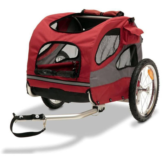 Dog Bike Trailer Happy Ride m Red Petsafe Red