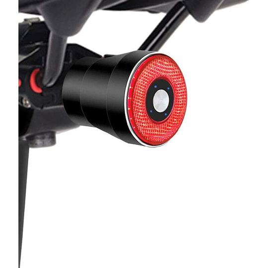 Heguyey - Smart Bike Tail Light usb Rechargeable Brake Induction IPx6 Waterproof Bike Lights Auto Start Stop 4 Modes led Tail Light