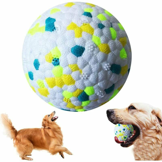 Dog Toy Ball, Indestructible Dog Ball, Dog Chew Toys, Dog Toys Ball for Small, Medium and Large Dogs (Green)