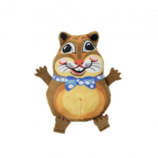 Teacup Fluff Chipmunk Catnip Cat Toy (8.25cm) (Brown) - Brown - Sharples