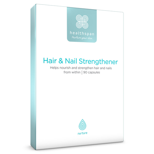 Healthspan Hair & Nail Strengthener, Skin & Hair Care, 90 Capsules