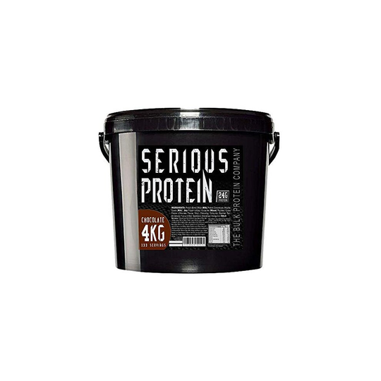 The Bulk Protein Company - SERIOUS Protein 4kg - Low Carb Lean Protein Powder 24g Per Serving - Chocolate Flavour