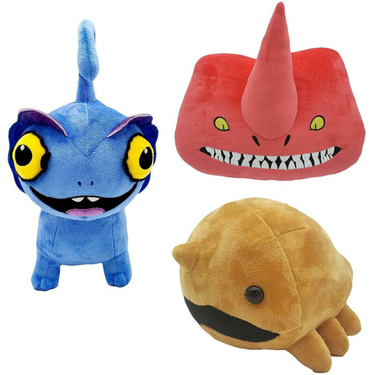 The Sea Beast The Sea Beast Hunter Movie Peripheral Doll Plush Toy,Blue* Sea Beast Hunter