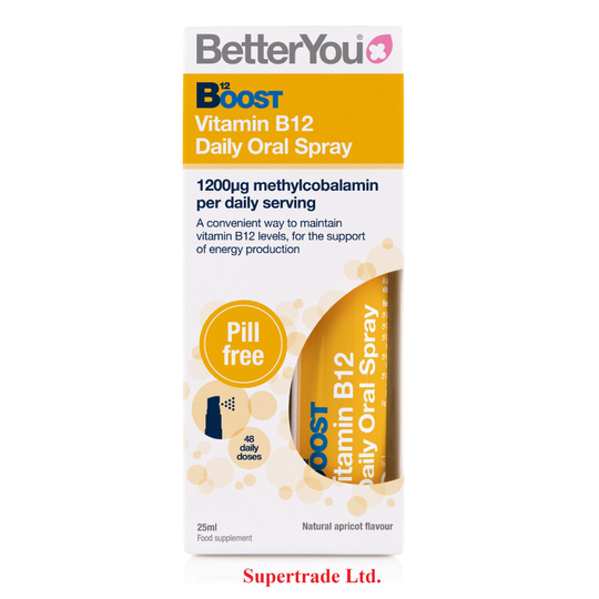 2 X Better You Boost B12 Daily Oral Spray Vegan - 25ml