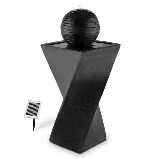 Acrylic Solar Fountain with Light