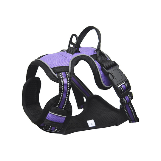 Dog Harness, Anti Pull Dog Harness, Reflective, with Control Padded Handle, Harness for Small Medium and Large Dogs, l
