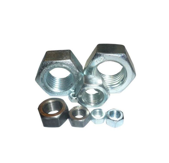 Pepte - 5pcs M12 Hexagon Full Nut Zinc Plated Steel Hex Nuts for Screw Bolts DIN934