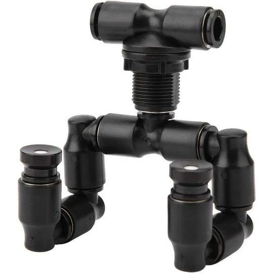 Aquarium fogger, Reptiles Mist Sprinkler Rainforest Tank 360 Aquarium Adjustable System Connect 1/4 '' Tub