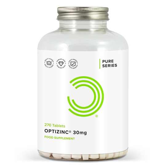 BULK POWDERS Pure OptiZinc Tablets, 30 mg, Pack of 270