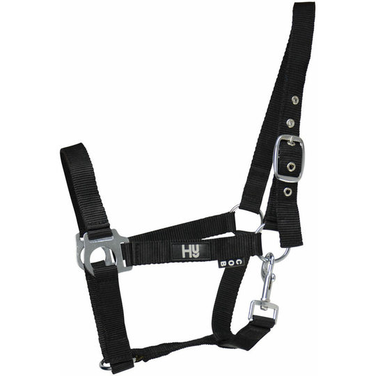 Hy Economy Plus Head Collar (Full) (Black) - Black