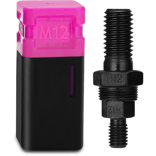 Riveter Machine Accessory Threaded Mandrel Rivet Nut Tool Adapter Pull Rod Riveter Replacement Riveting Heads, M12 - M12