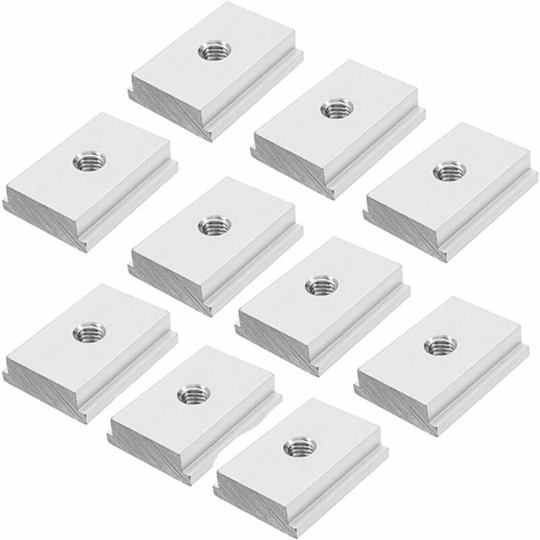 10PCS t Nuts, Set of M8 Woodworking Tool Sliding t Nuts