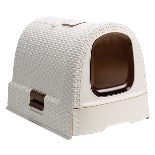 Eco-Friendly Curver Cat Litter Tray - White