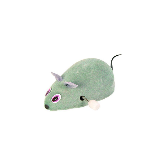 Wind Up Mouse, 7cm - Mouse Trixie Felt Cat Plastic Toy - mouse up trixie wind felt cat plastic 7 cm toy