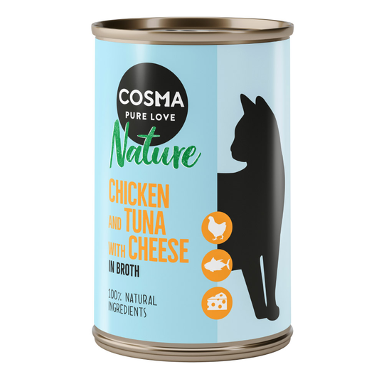 Cosma Nature 6 x 140g - Chicken & Tuna with Cheese