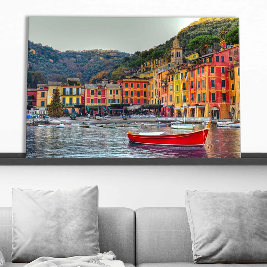 Portofino, Italy II - Wrapped Canvas Photograph
