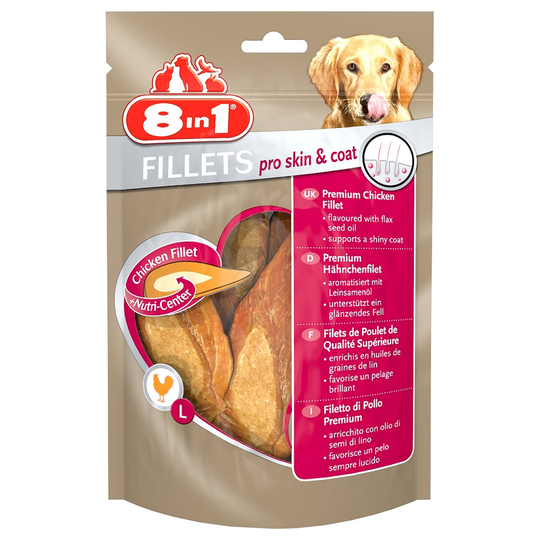 8in1 Fillets Pro Skin & Coat - Small - Saver Pack: 3 x 80g