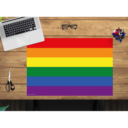 Flag Rainbow Desk Pad