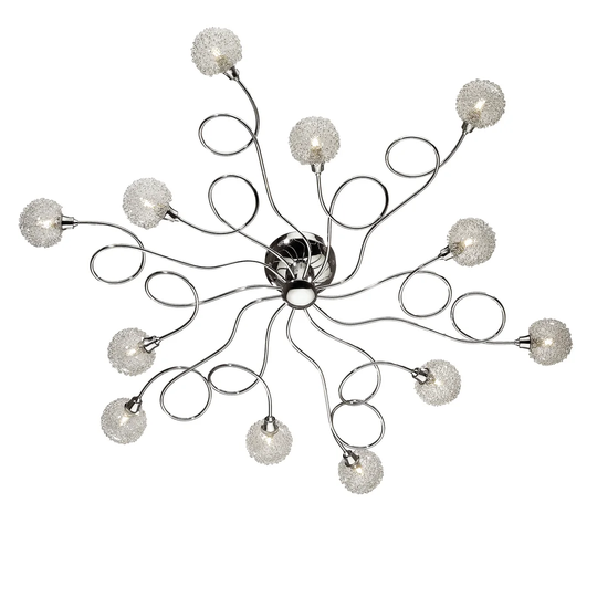 Kitt 12 Light Semi-Flush Ceiling Light
