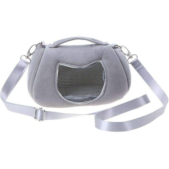 Hamster Bag Portable Travel Backpack Breathable Outgoing Pouch for Hedgehog Pets Sugar Glider Chinchilla Guinea Pig Squirrel