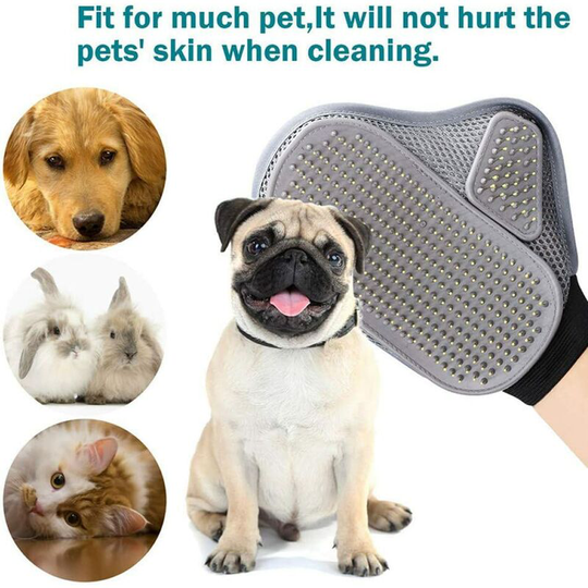 1 Piece Pet Flexible Rubber Glove Dog Grooming Glove Massage Brush Shower Massage Shower Glove