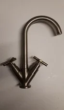 Kitchen Taps Sink Mono Brushed