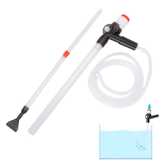 Fish Tank Cleaning Gravel Kit Aquarium Water Changer Filter Cleaner Tool Set UK
