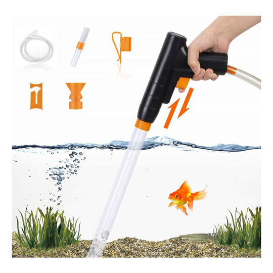 Tinor - aquarium water changer,Aquarium Sludge Vacuum Cleaner, 3 in 1 Aquarium Floor Cleaner Aquarium Gravel Cleaning Kit for Water Changing and
