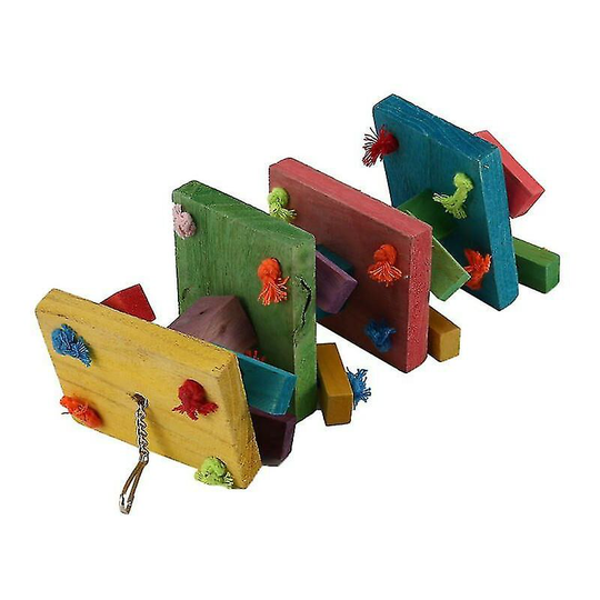 3x Bird Chewing Toy Large Medium Parrot Cage Bite Toys African Grey Ruikalucky
