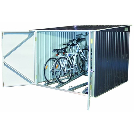 6 x 6 Value Bike Store Anthracite Grey (2.03m x 2.02m)