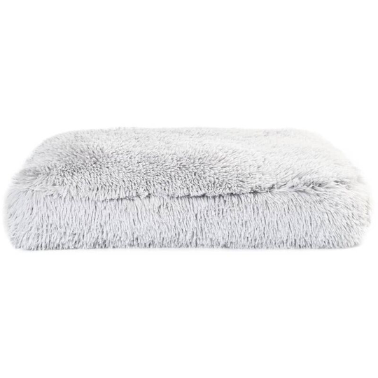Dog Cuddle Bed 60x45 cm Light Grey Grey - @pet