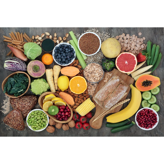 High Fiber Food - Wrapped Canvas Photograph