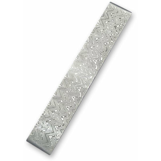 Damascus Steel DIY Cutter Making Materials Pattern Steel Bar Cutter Blade Blank Has Been Heat Treating,model: 6