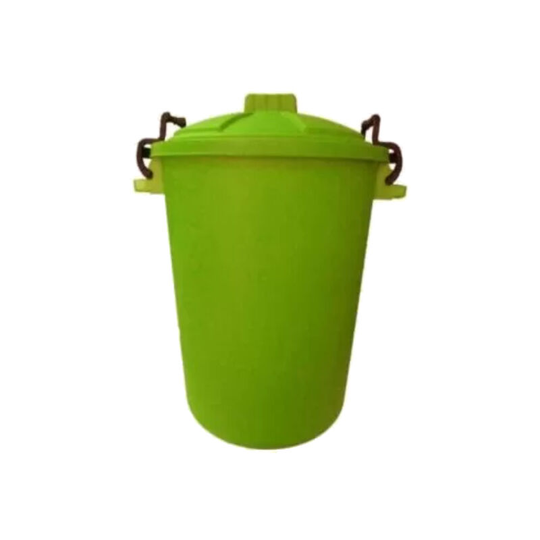 Viss - 85 Litre Lime Green Plastic Outdoor Bin