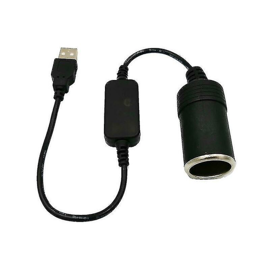 Usb a Male To 12v Car Cigarette Lighter Socket Female Power Converter Cable,fit For Driving Recorder, Electronic Dog, Car Charger And Other