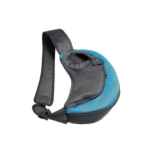 Comfort Pet Dog Carrier Cat Puppy Outdoor Bags Mesh Oxford - 天蓝色 l