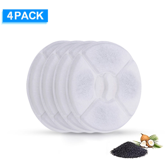 Cat Water Fountain Filters Replacement Filters for Flower Fountain Cat Water Fountain Water Dispenser, 4PCS - 4 pcs