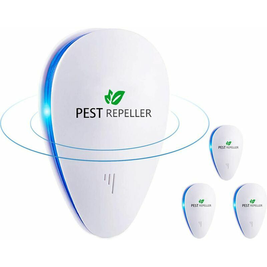 Deckon - Ultrasonic Repellent, Insect Rodent Repeller, Mosquito Repeller, Electric Fly Repeller Indoor Mouse Repeller, Mosquito, Cockroach, Ant,