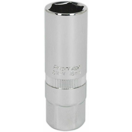 16mm Spark Plug Socket - 3/8' Square Drive - Car Engine Maintenance Nut Tool