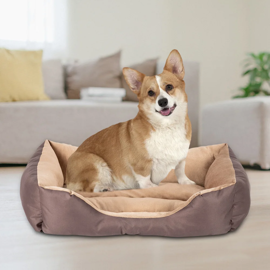 Jeri Bolster Cushion in Brown