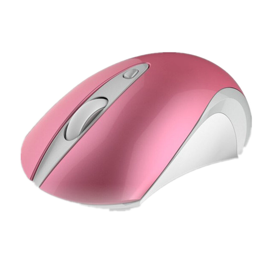 Silent Wireless Mouse 2.4G Ergonomic 1600DPI Optical Computer Mouse with USB Receiver for PC Laptop Glossy Pink