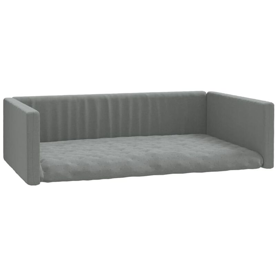 Dog Car Boot Light Grey 110x70 cm Linen Look Vidaxl Grey