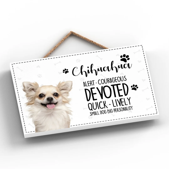 PETS AND PAWS_CHIHUAHUA CHARAC WHITE120X18