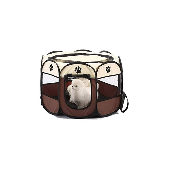 Puppy Playpen Foldable Fabric Pet Playpen Puppy Cat Rabbit Pig Playpen Cage Kennel Tent, 8 Panels, Indoor / Outdoor s
