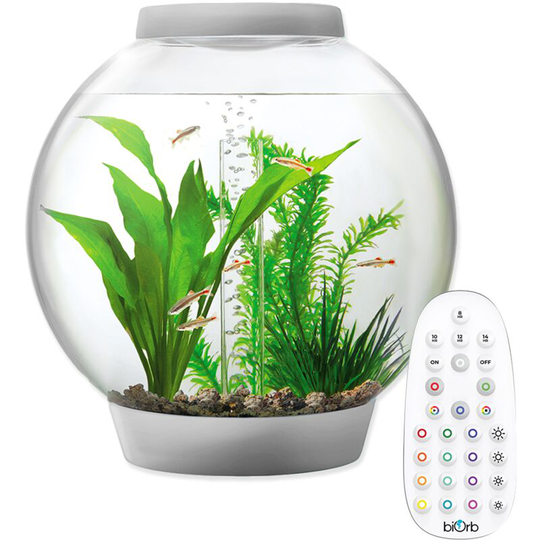 Baby BiOrb 15L Aquarium in Silver with MCR LED Lighting